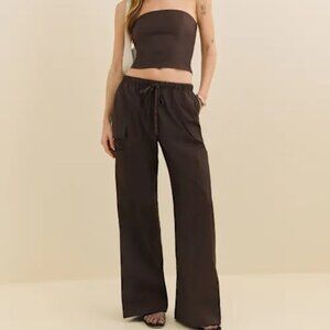 Reformation Stella Two Piece Top + Pants Set